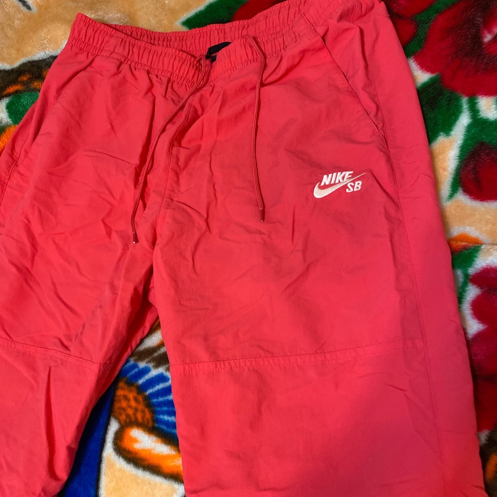 Pink Nike Parachute Pants Men
